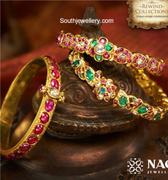 kundan bangles by nac jewellers