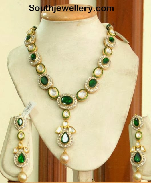 diamond emerald necklace