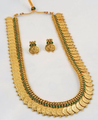 One Gram Gold Kasulaperu Haram - Jewellery Designs