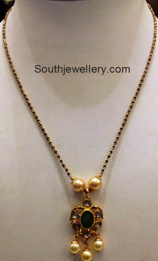 Short nallapusalu on sale locket designs