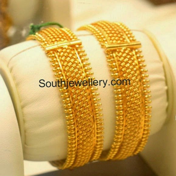 Broad gold bangles latest designs sale