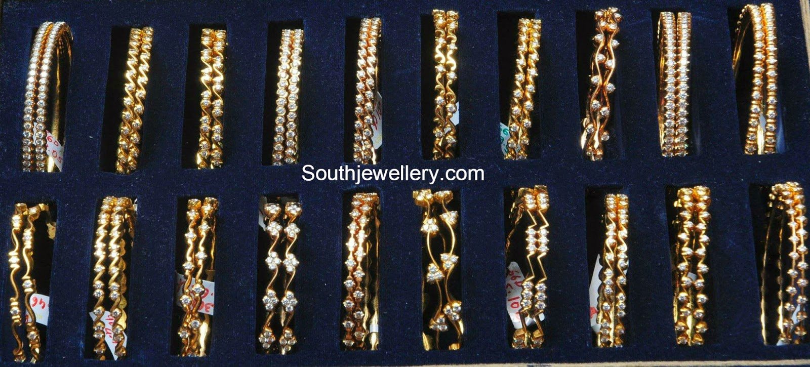 Diamond Bangles Collection Indian Jewellery Designs