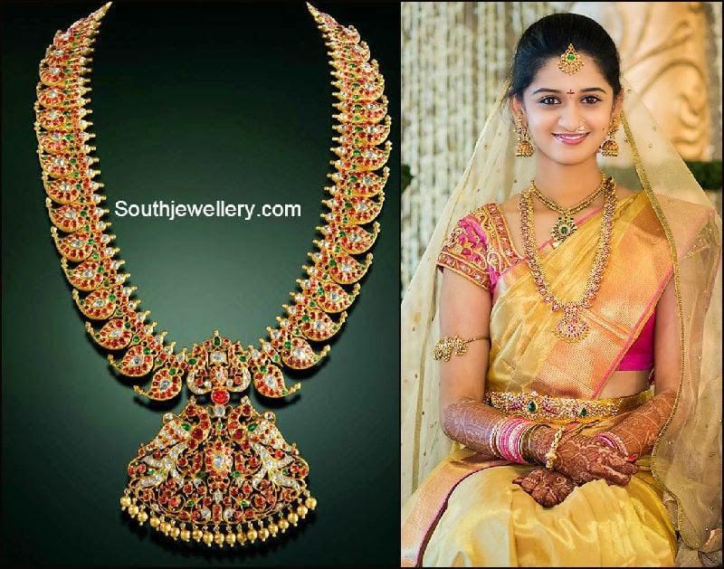 Latest gold jewellery designs online for south indian wedding