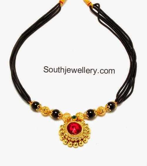 Indian Bridal Women Jewelry Ethnic Black Beads Mala Necklace Kanthi  Mangalsutra | eBay