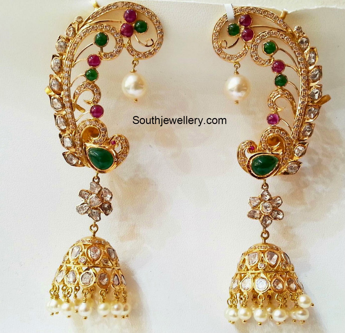 Flipkart.com - Buy Reeti Fashions Jai Malhar Marathi serial Mahsla earrings  Pearl Copper Jhumki Earring Online at Best Prices in India