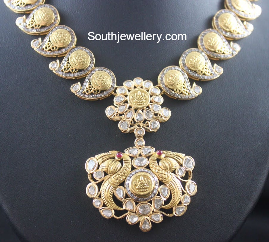 Lakshmi Mango Necklace Indian Jewellery Designs