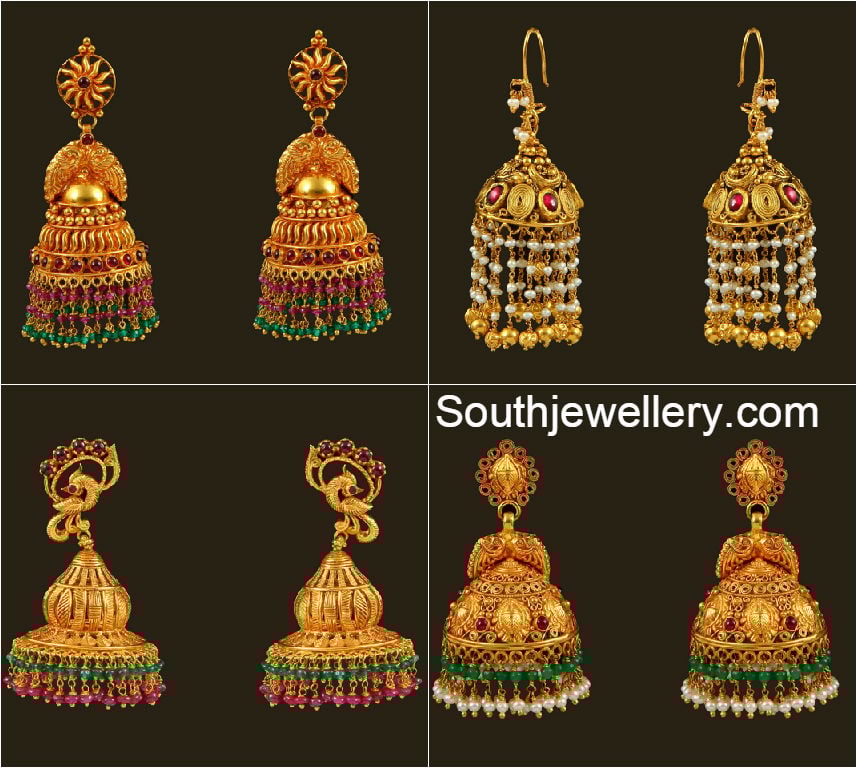 20 grams gold jhumkas