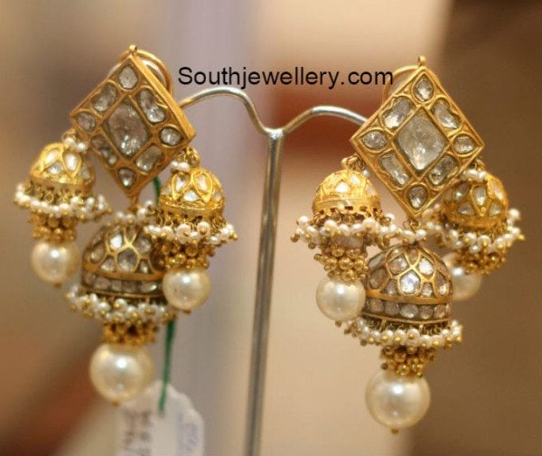 heavy jhumkas