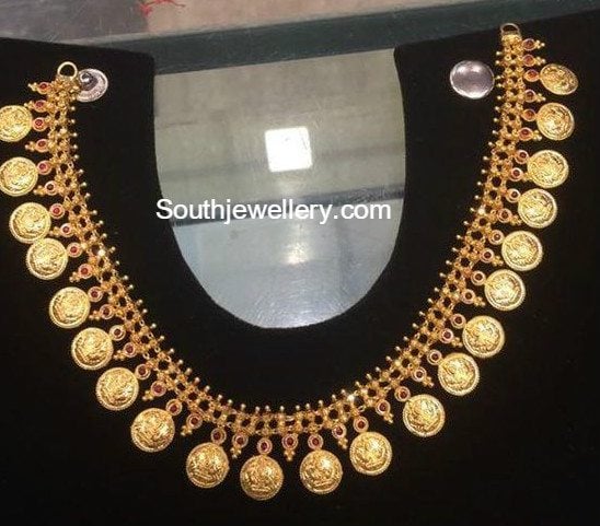 simple kasu mala latest jewelry designs Indian Jewellery Designs