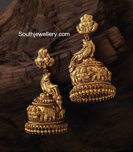 peacock_nakshi_jhumkas