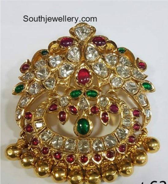 antique-gold-kundan-pendant