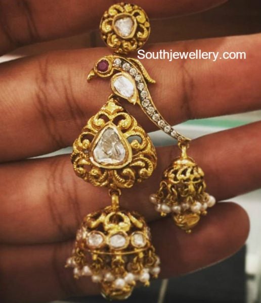 double-jhumka-earrings