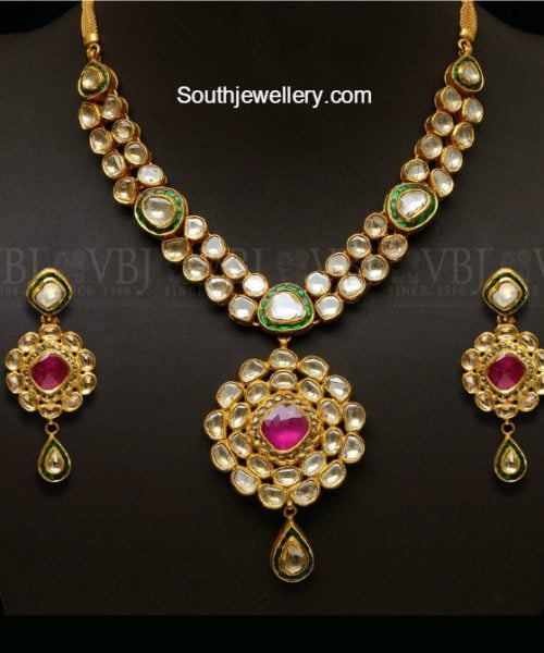 polki-diamond-necklace