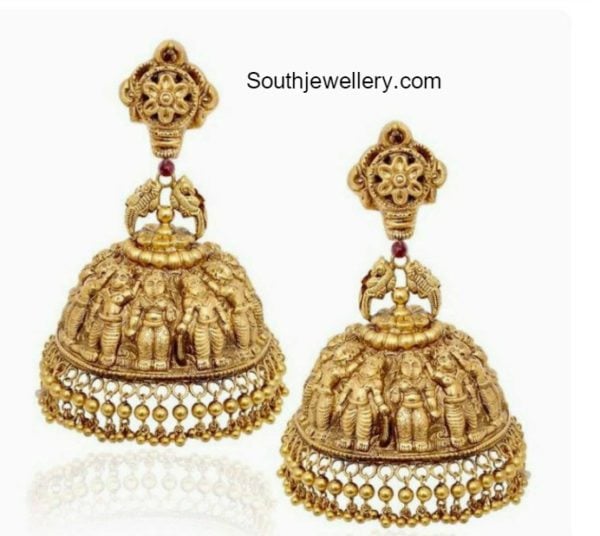 nakshi gold jhumkas