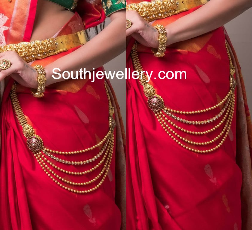 Sari Saree Chain Gold Polki Belly Waist Sari Saree Chain Hand Chain Jewelry,  Bridal Gold Jewellery Designs, Indian Jewellery Design Earrings |  lupon.gov.ph
