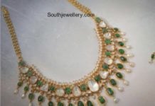 polki emerald necklace