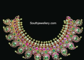 kundan mango necklace