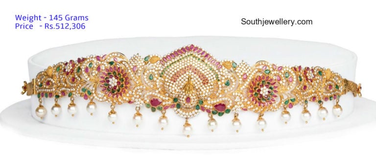 Lightweight 2 In 1 Vaddanam Designs With Weight Latest Gold Vaddanam Designs With Weight and Price