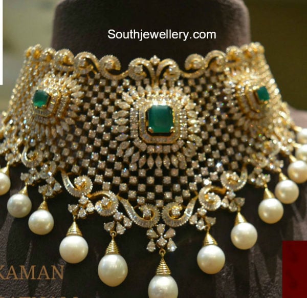 indian bridal diamond choker designs