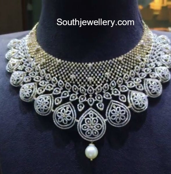 indian bridal diamond choker designs