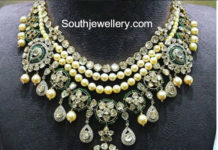 polki diamond layered necklace
