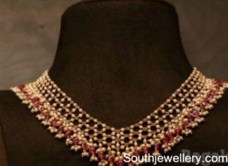 pearl necklace mahanati jewellery