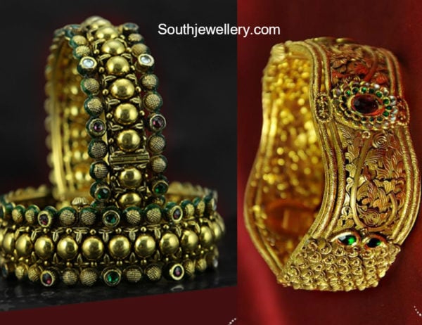 traditional gold kada designs 