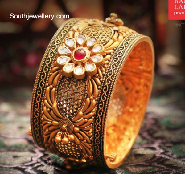 traditional gold kada designs 