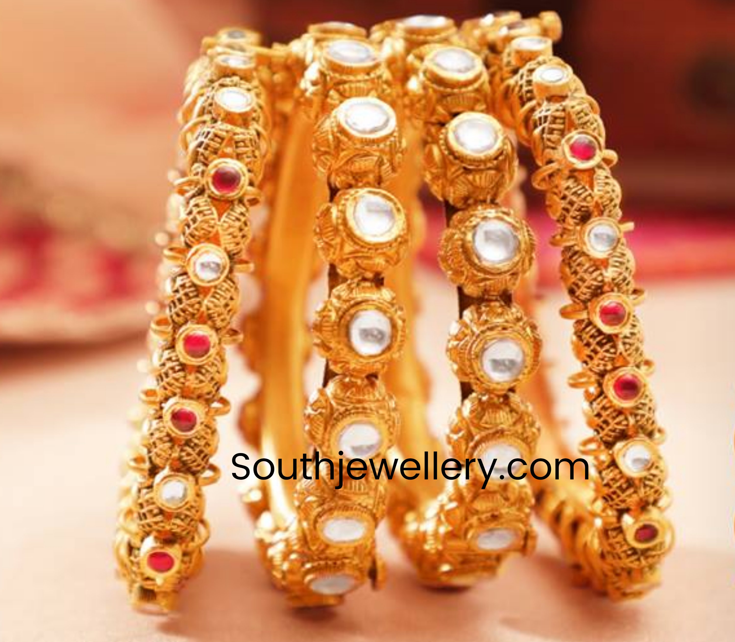 Traditional Gold Plated Indian Kundan Bangle Set Women Wedding Bollywood  Jewelry | eBay