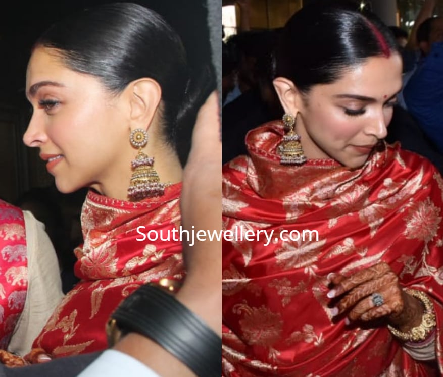 Buy Indian Bollywood Deepika Padukone Kundan Clip on Loop Nosering With  Chain Online in India - Etsy