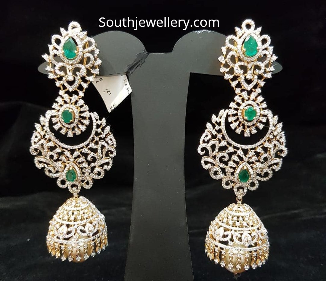 Gold buttalu earrings collections with weight// bridal butta earrings -  YouTube