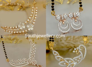 diamond pendants for mangalsutra chains