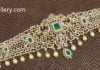 peacock diamond emerald vaddanam