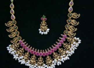 antique lakshmi necklace