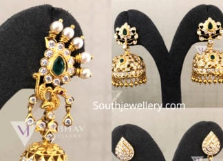 diamond jhumkas