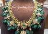 emerald beads guttapusalu necklace