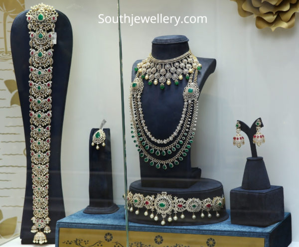 bridal diamond jewelelry set by pmj jewels