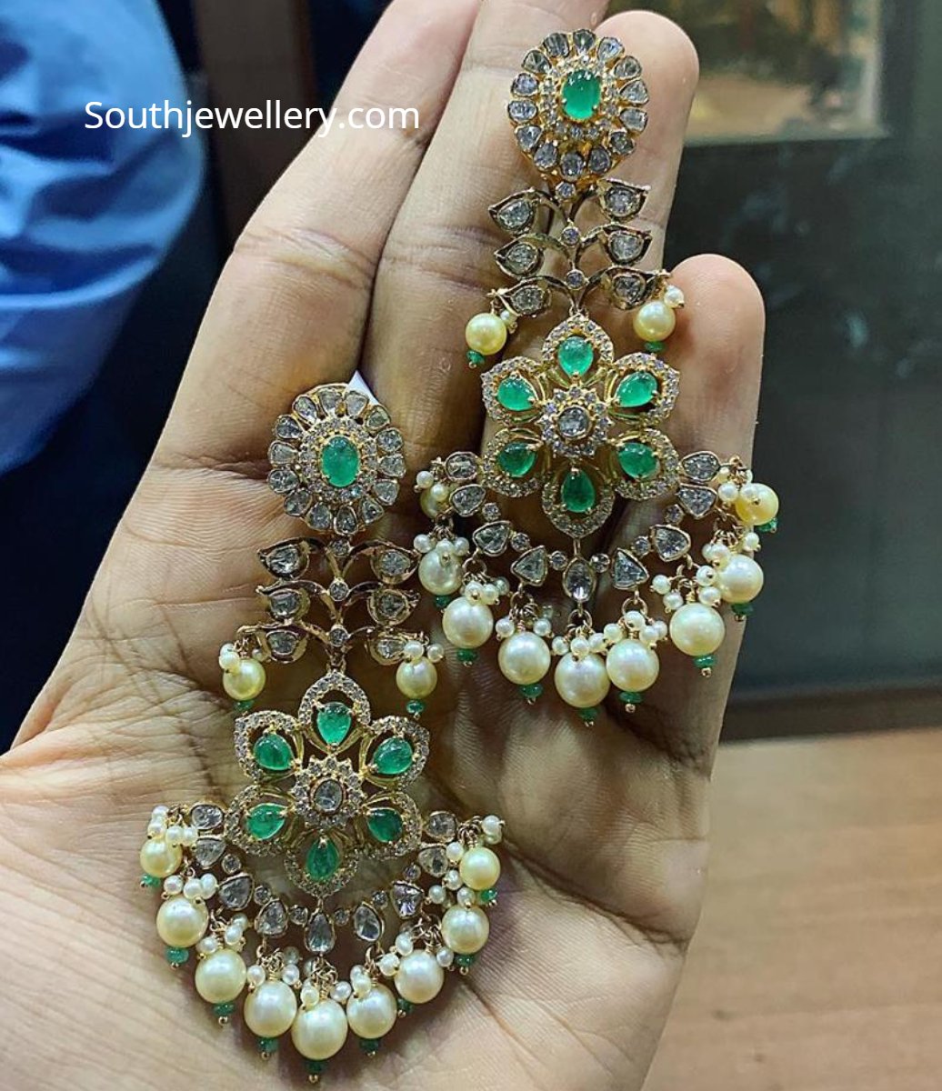 Polki diamond earrings deals