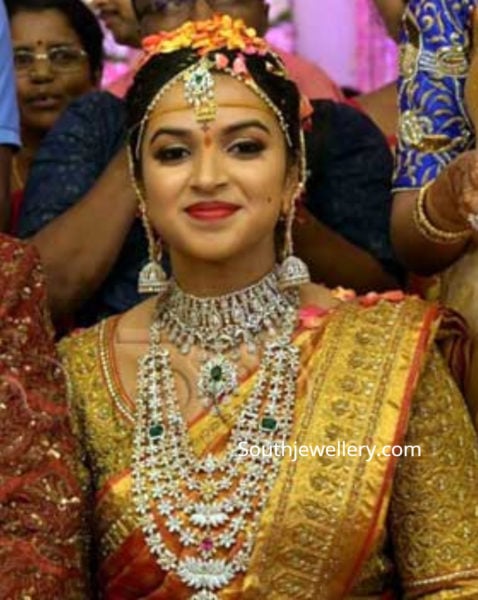 ramoji rao granddaughter sohana marriage jewellery