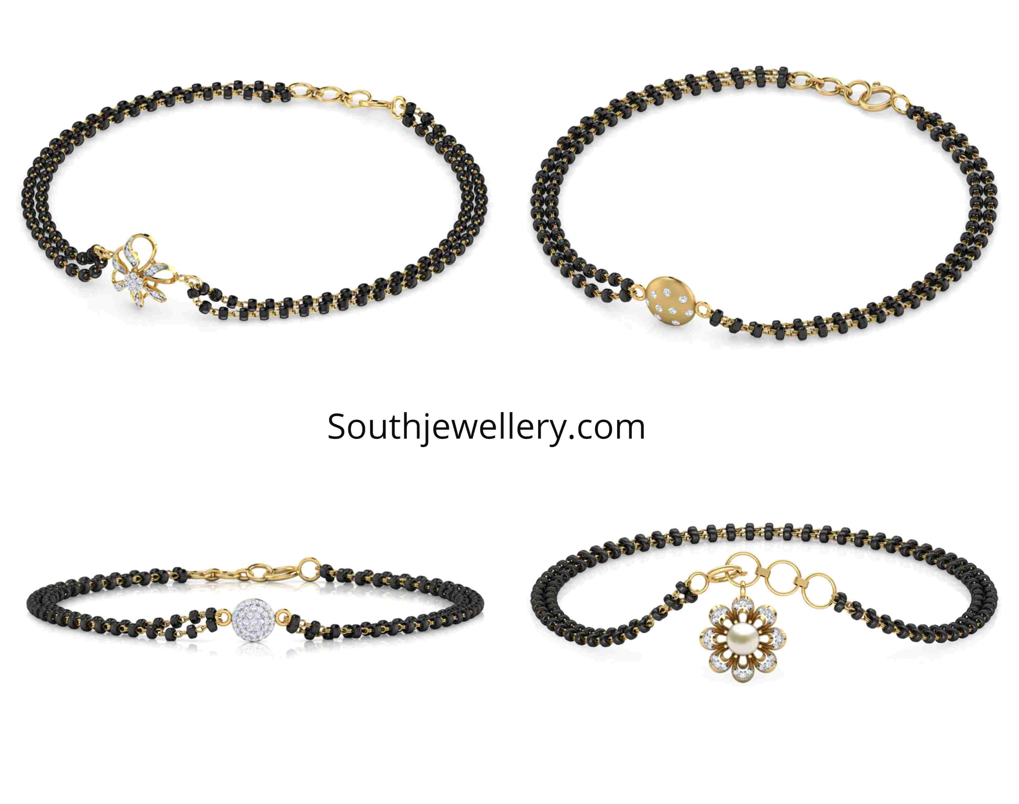 Shiviya Diamond Mangalsutra Bracelet Jewellery India Online - CaratLane.com