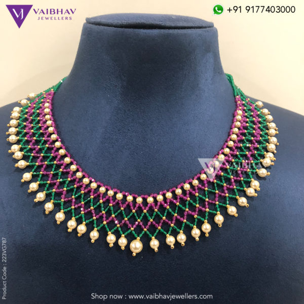 beads necklace designs