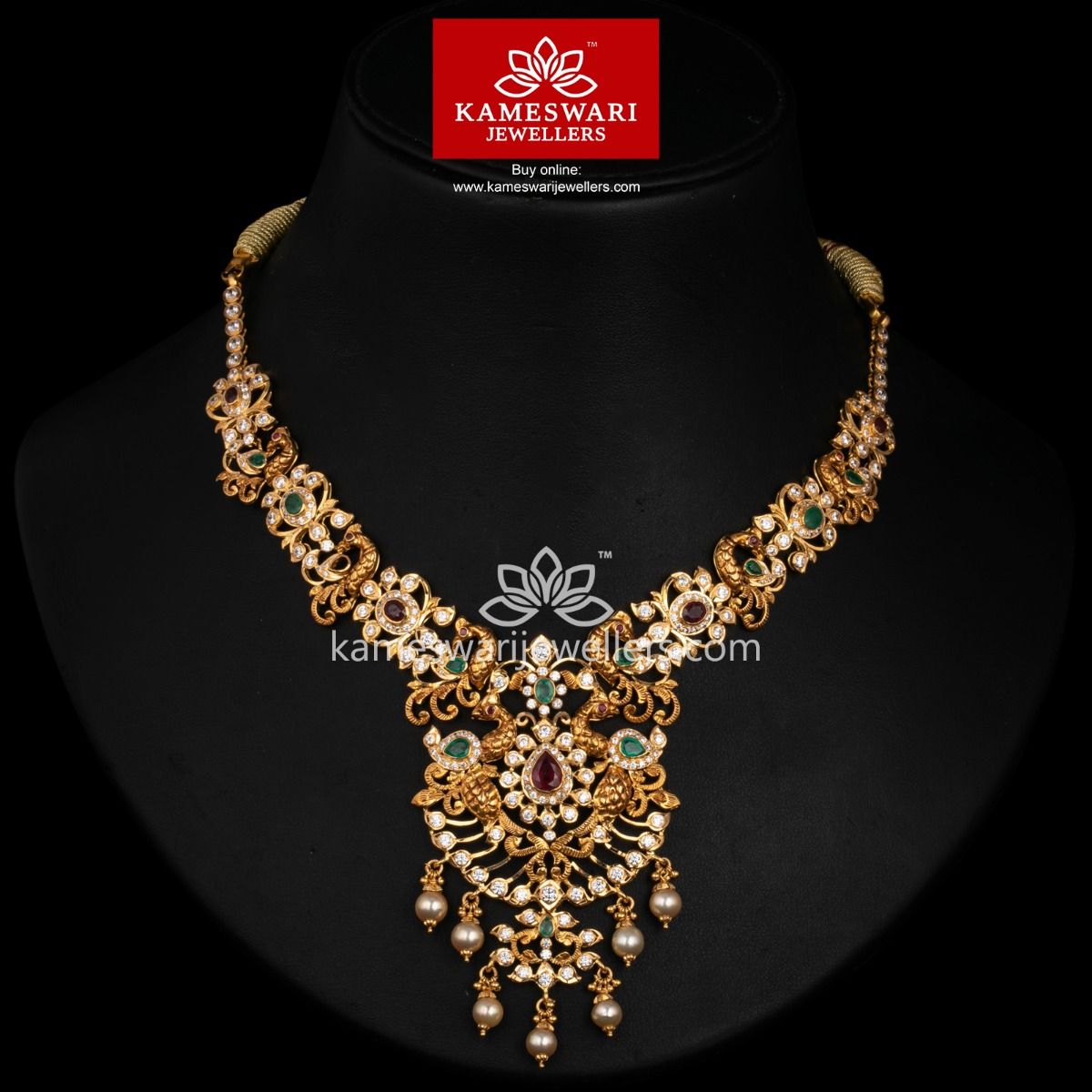 CZ Pachi necklace - Indian Jewellery Designs