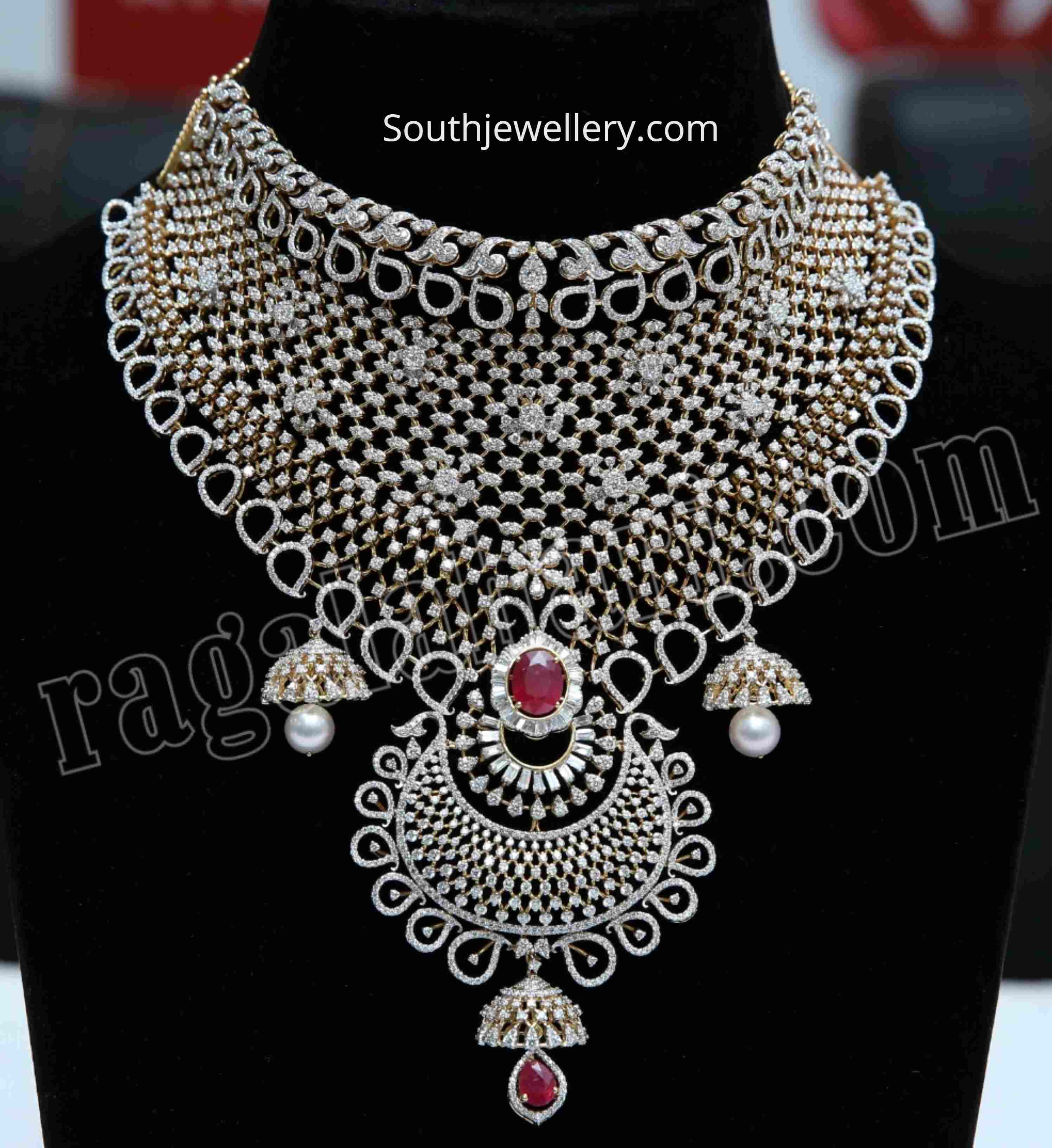 Diamond choker by Kirtilals - Indian Jewellery Designs