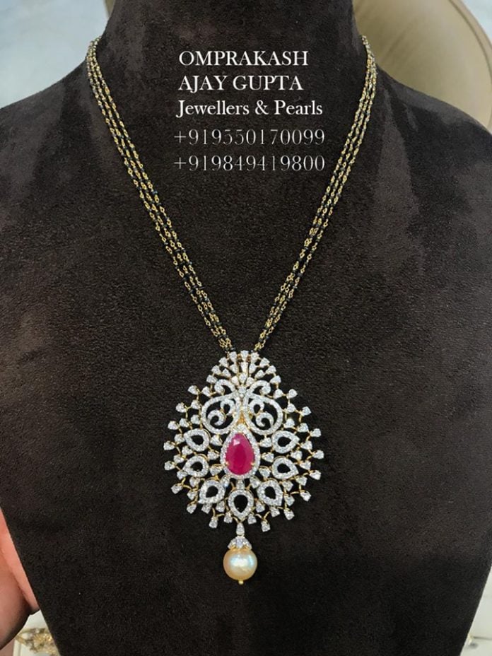diamond lockets for black beads
