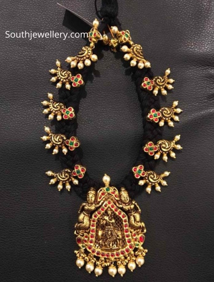 latest black thread jewellery