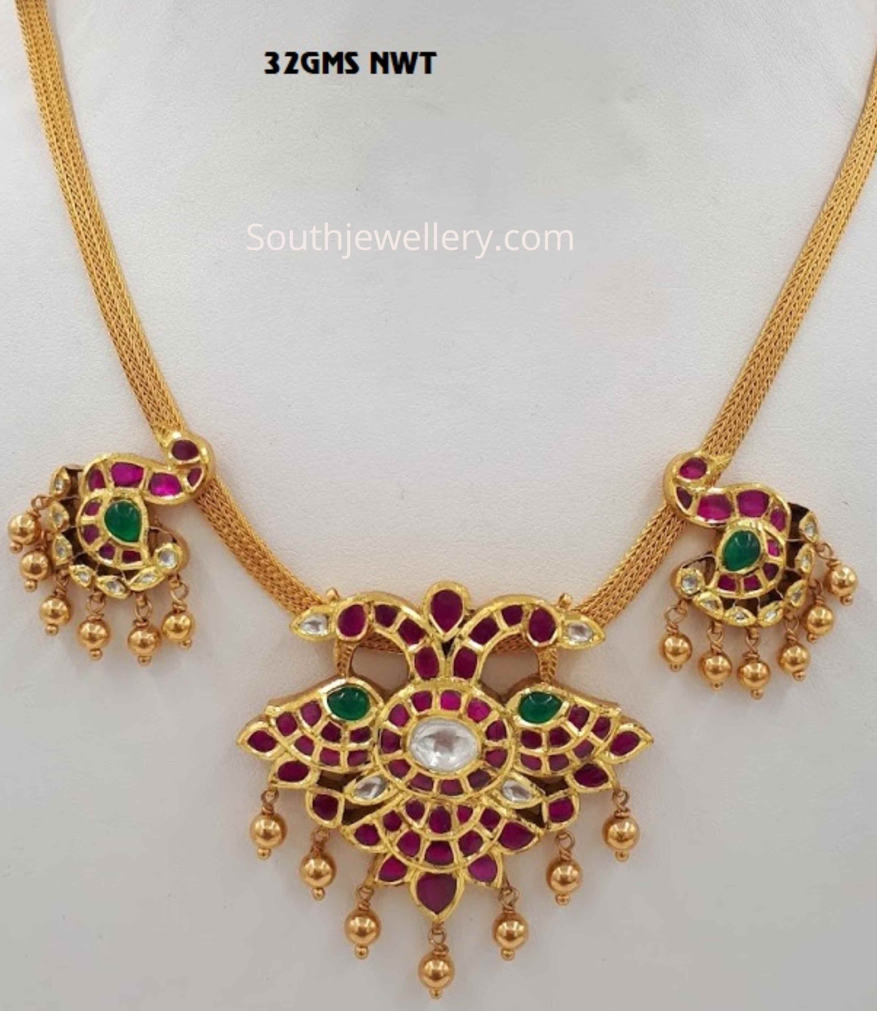 Light weight deals kundan necklace