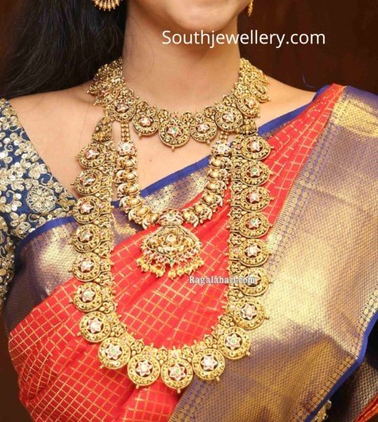 manepally traditional gold necklace collection