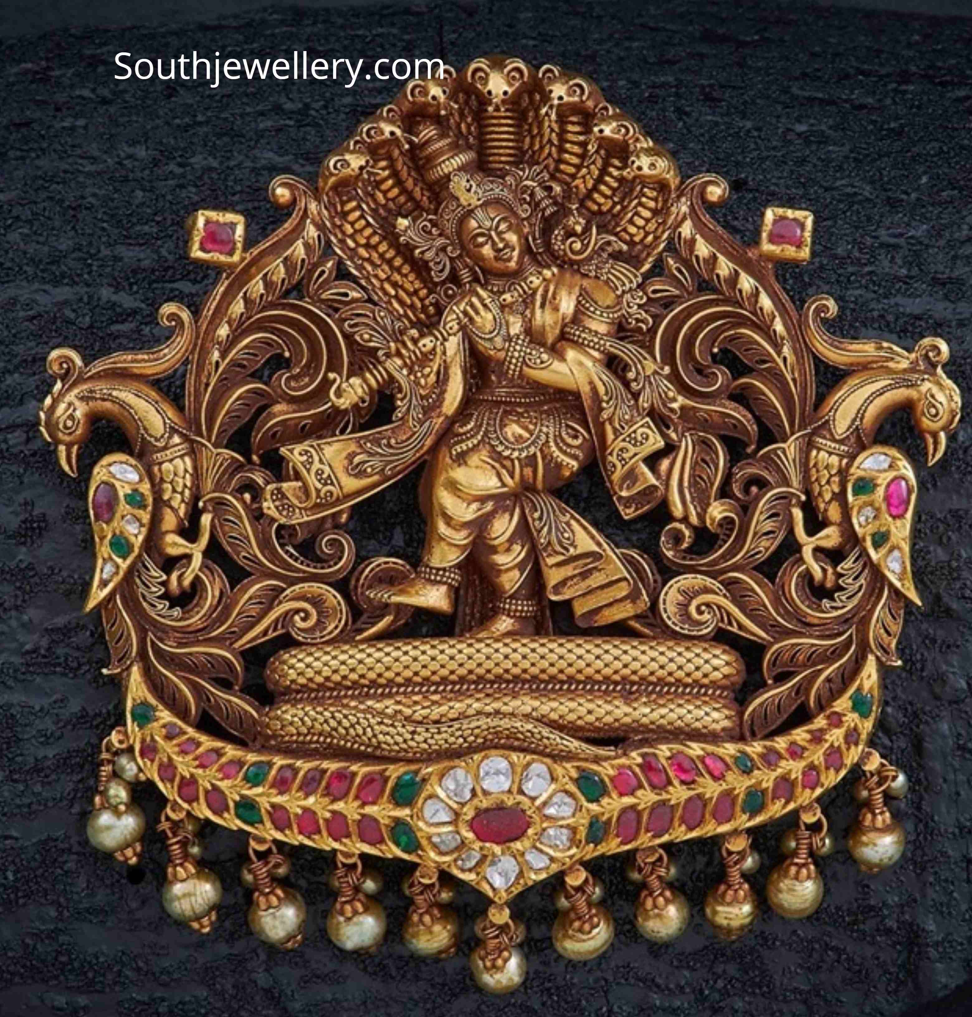 Temple Jewellery Pendant 2024 www.alhudapk