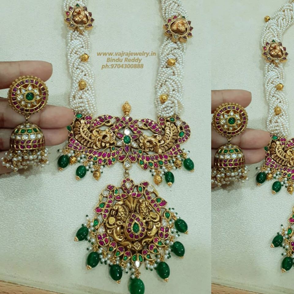 Kundan pearl Rani haar - Indian Jewellery Designs