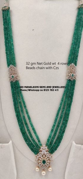 beads long necklace designs